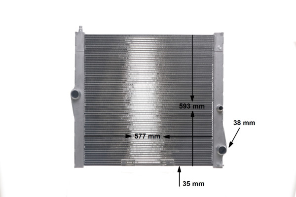 Radiator, engine cooling - CR1903000S MAHLE - 17117589467, 7589467, 550138